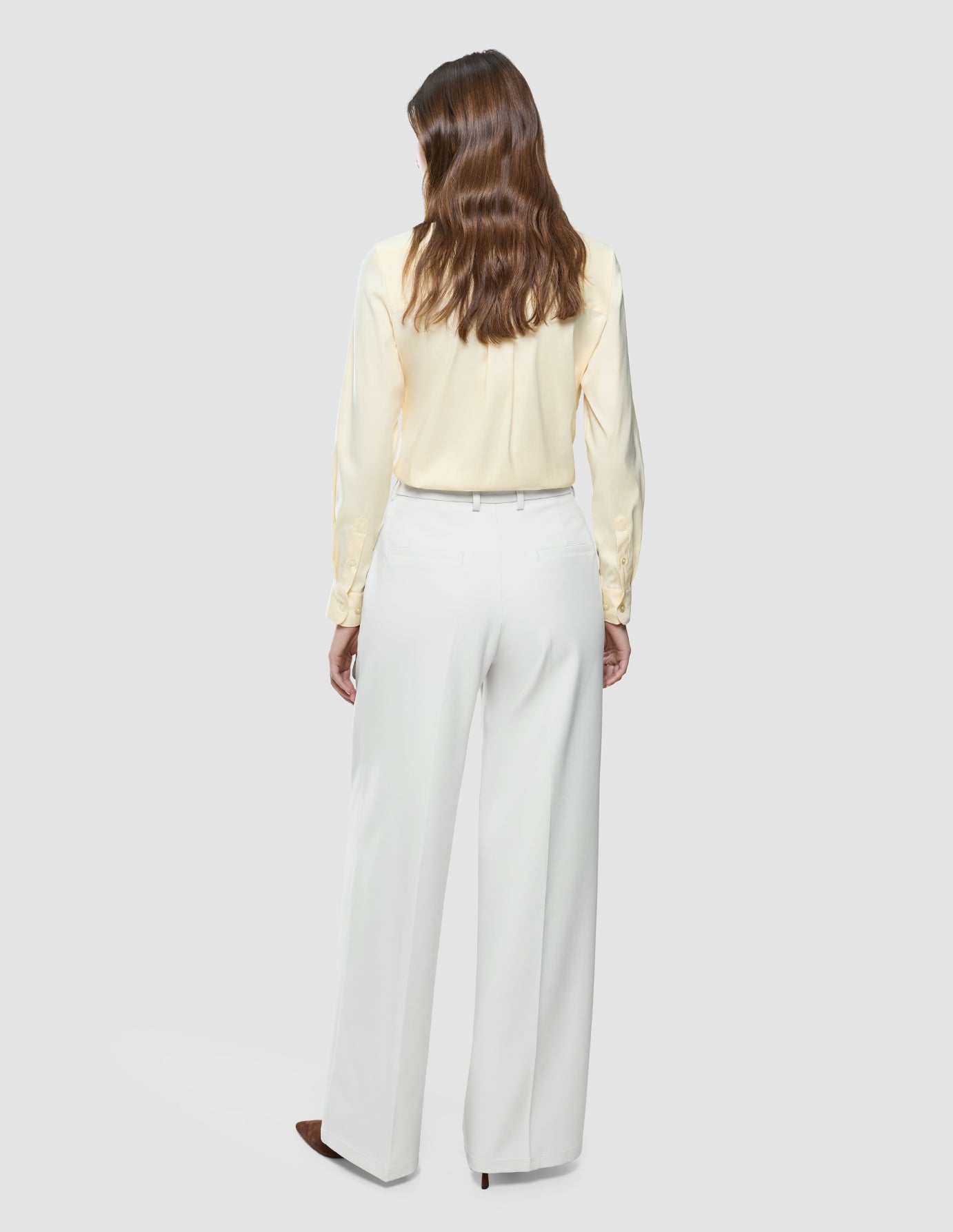 Women Essential Pants Wide Off White
